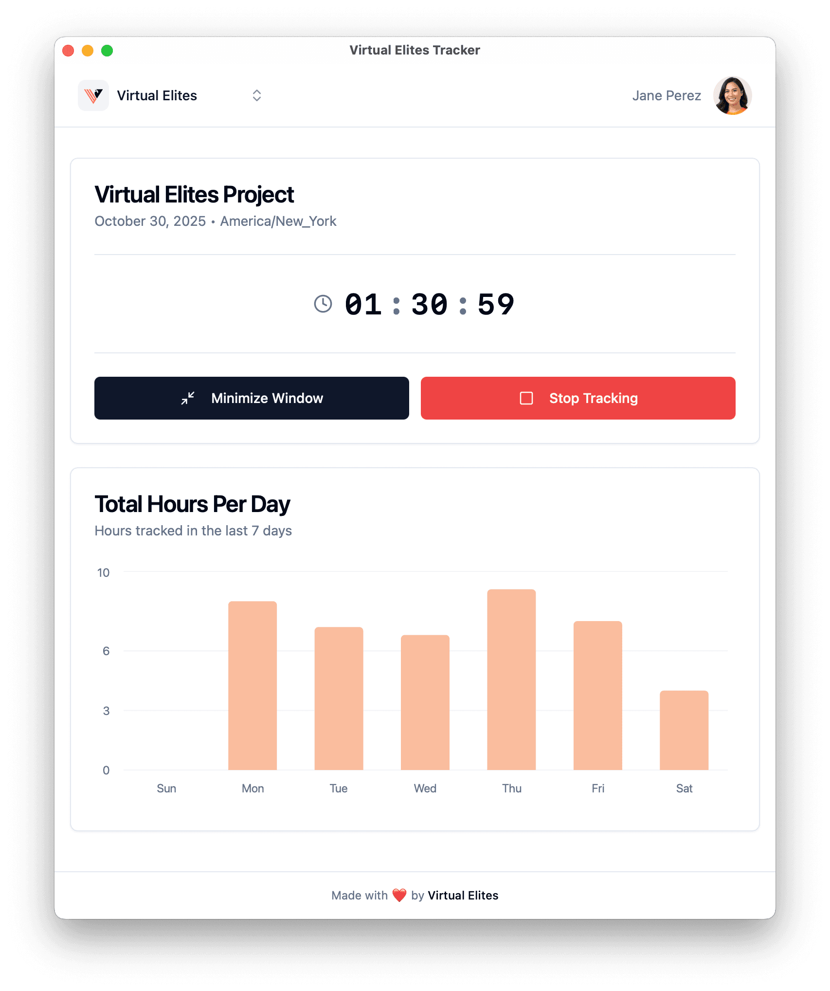 Virtual Elites Tracker